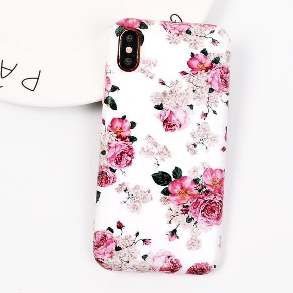 ⚠️Clearance NEW iPhone XR/XS/X Pink Flower Case - Picture 3 of 8